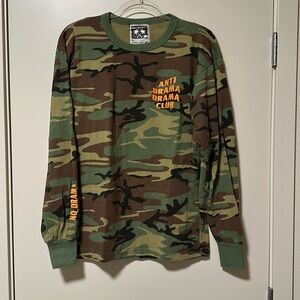 Anti drama club camo long sleeve - Riot society